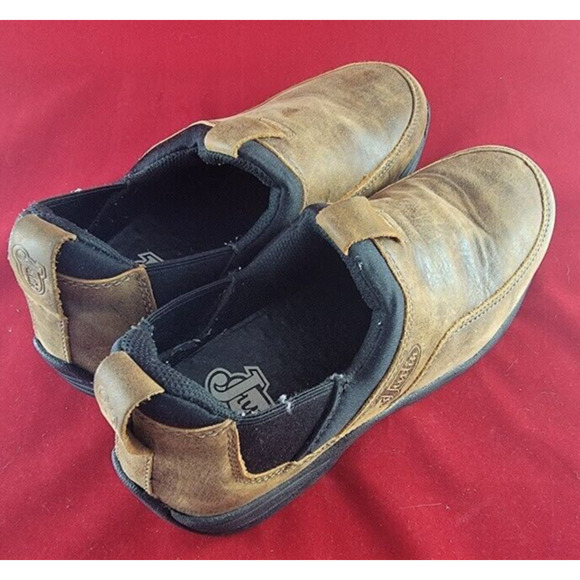 Justin 181 Men’s Size 8.5 Brown Leather Casual Boot Shoes – Western Style - Picture 4 of 9